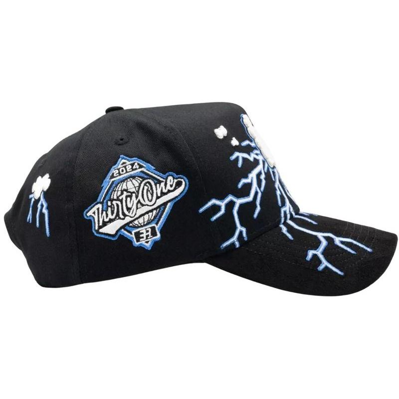 31 HATS BLACK SNAPBACK LA CLOUDS THUNDER BLK 31LAELECTRIC BLK