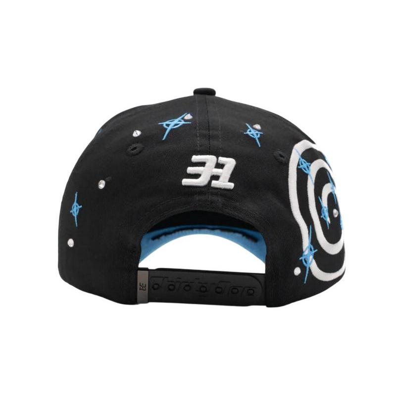 31 HATS T-STAR BLACK SNAPBACK HAT 31T-STAR BLKBLUE